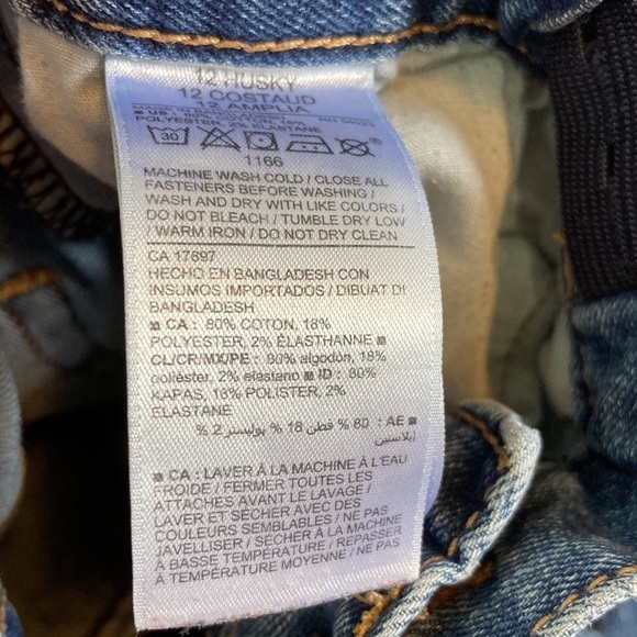 5/$25 Old Navy boys straight jeans size 12 - Picture 6 of 6